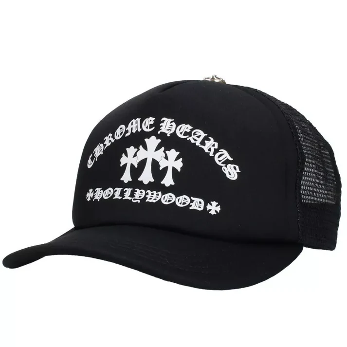 Gorra Chrome Hearts Blanco con Negro